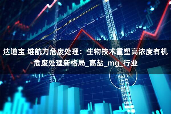 达道宝 维航力危废处理：生物技术重塑高浓度有机危废处理新格局_高盐_mg_行业