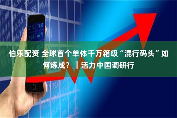 伯乐配资 全球首个单体千万箱级“混行码头”如何炼成？｜活力中国调研行