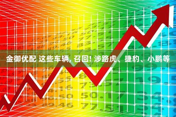 金御优配 这些车辆, 召回! 涉路虎、捷豹、小鹏等