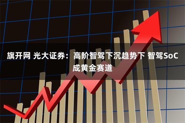 旗开网 光大证券：高阶智驾下沉趋势下 智驾SoC成黄金赛道